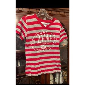 dikotomy shirt las vegas  Red & Gray Striped Size Small Where’s Waldo Vibes